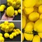 Artificial Lemons, 6PCS Yellow Lifelike Lemon, Fake Fruit Lemons, Simulation Lemon for Kitchen Home Party Decoration